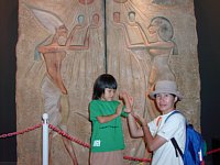 エジプト館彫像のレプリカ